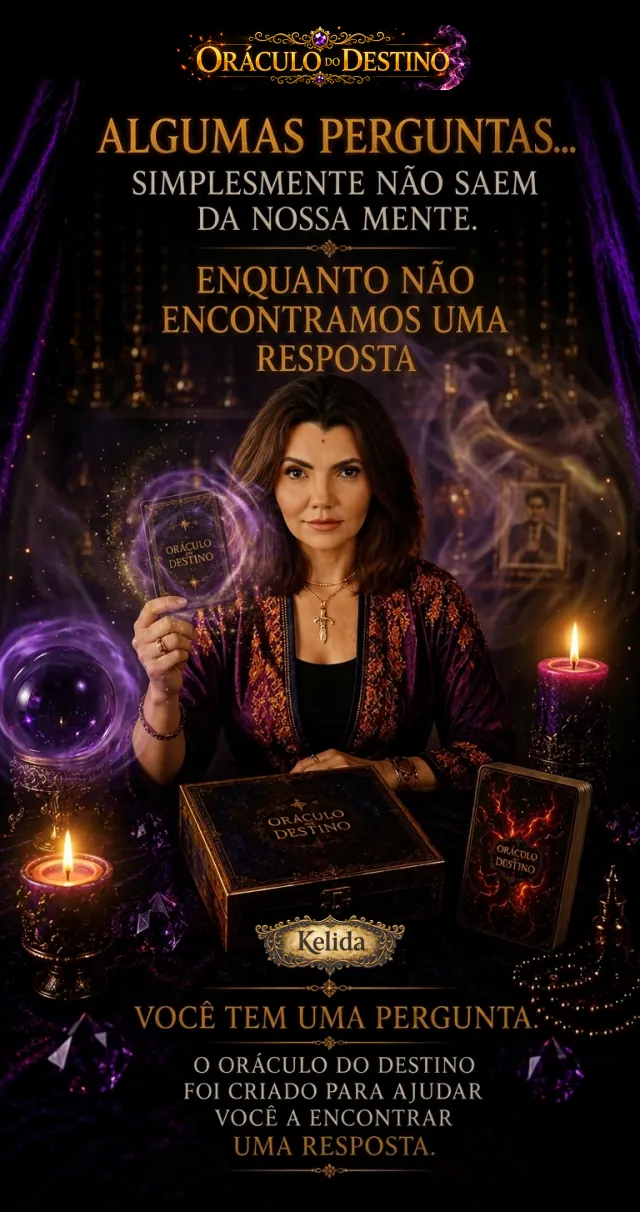 Oráculo do Destino — Kelida com o baralho