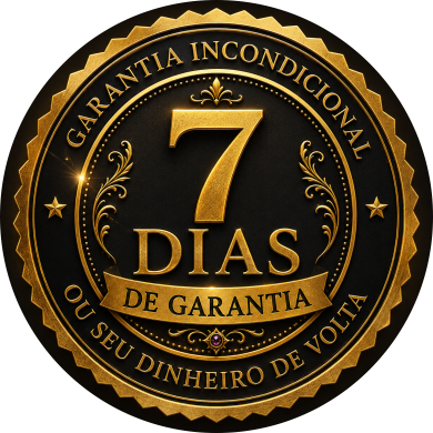 Selo de garantia incondicional de 7 dias