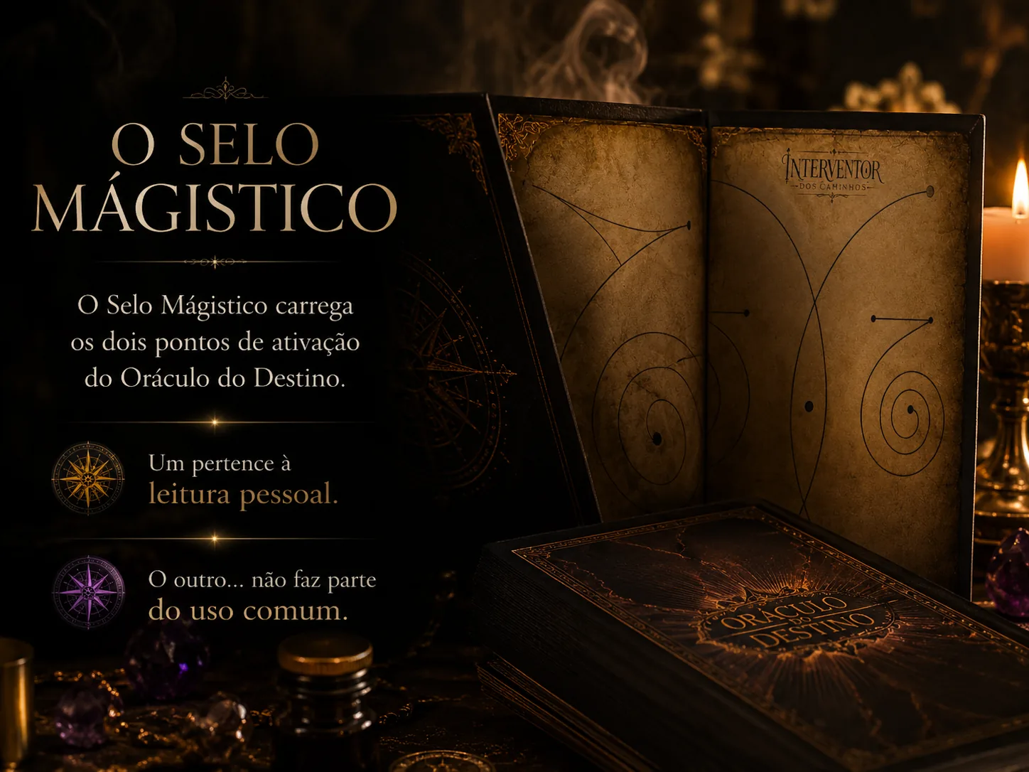 O Selo Mágistico — pontos de ativação do Oráculo do Destino
